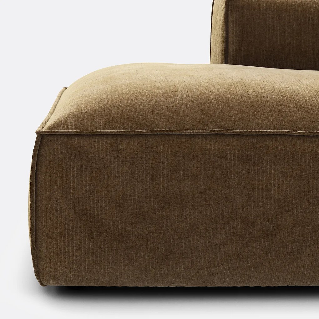 Modulaire bank links fluweel Vintage, Seven