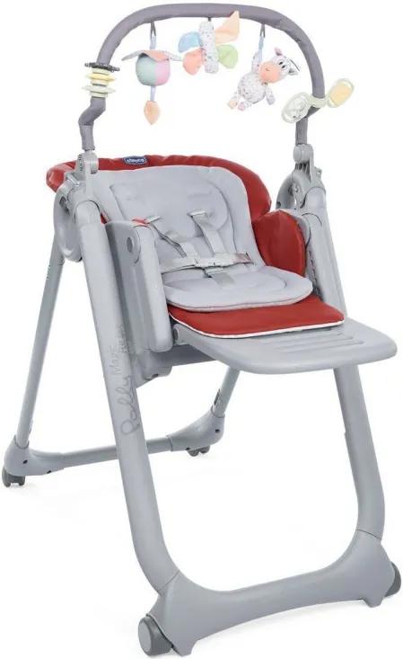 Polly Magic Relax Hoge Stoel - Red Passion - Kinderstoelen