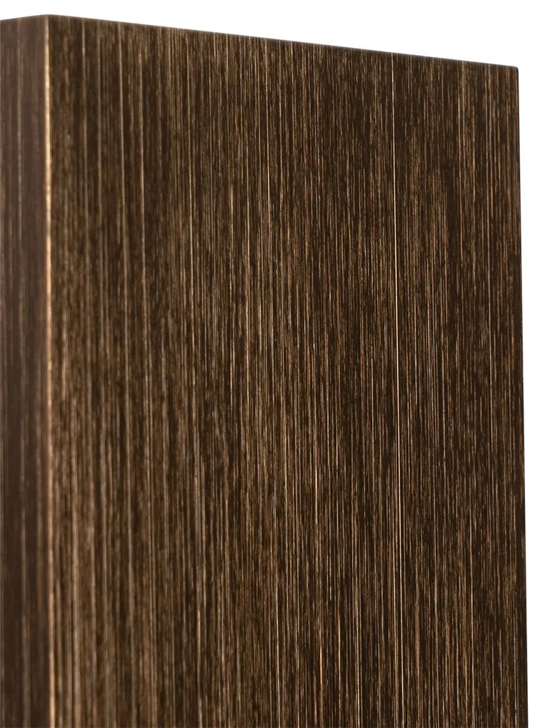 Moderne wandlamp donkerbrons vierkant 2-lichts - Sandy