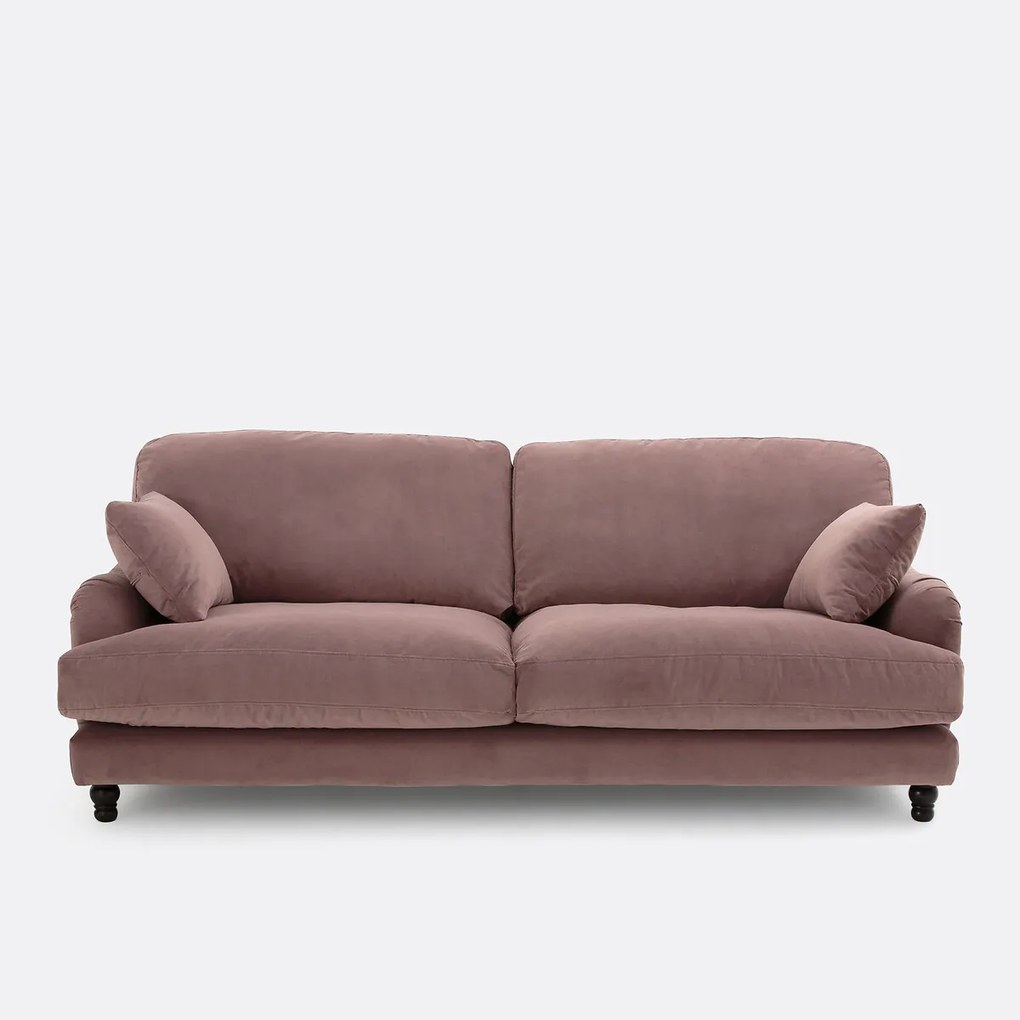 3 of 4-zitsbank van mêlée polyester, Noon
