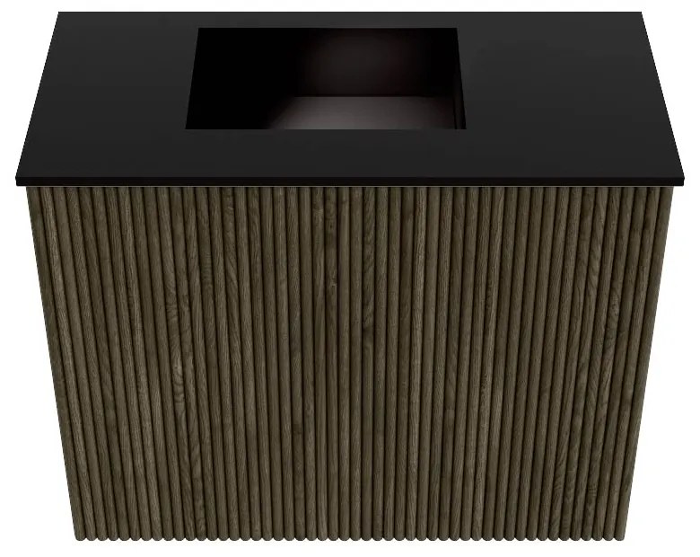 Mondiaz Joya 50cm toiletmeubel shadow met wastafel faye links 1 kraangat urban