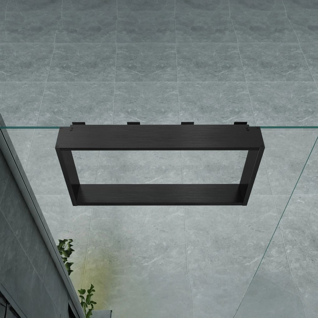 Sanigoods Wout opbouwnis met handdoekhaakjes gunmetal