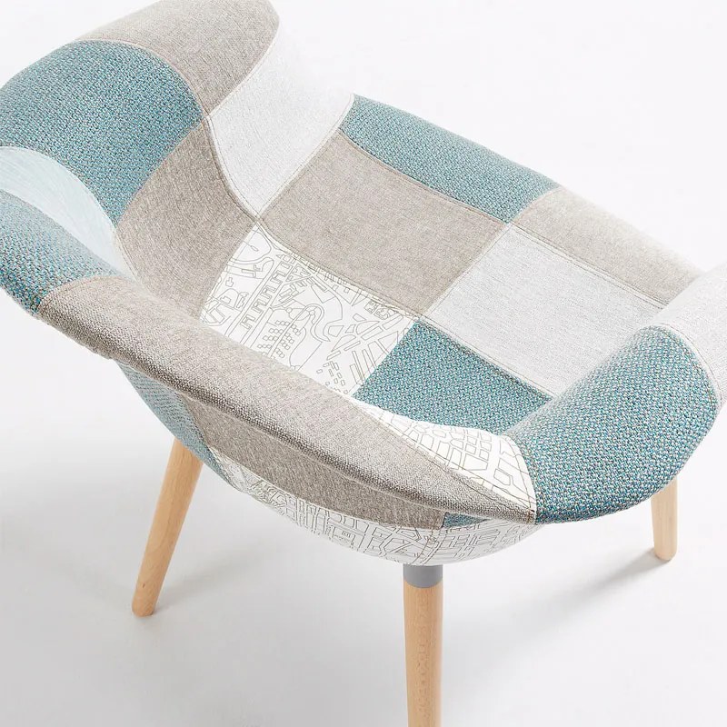 Kave Home Kevya Patchwork Stoel