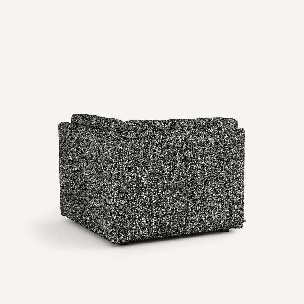 Moduleerbare hoek van 90°, in bouclé stof, GIULIANO