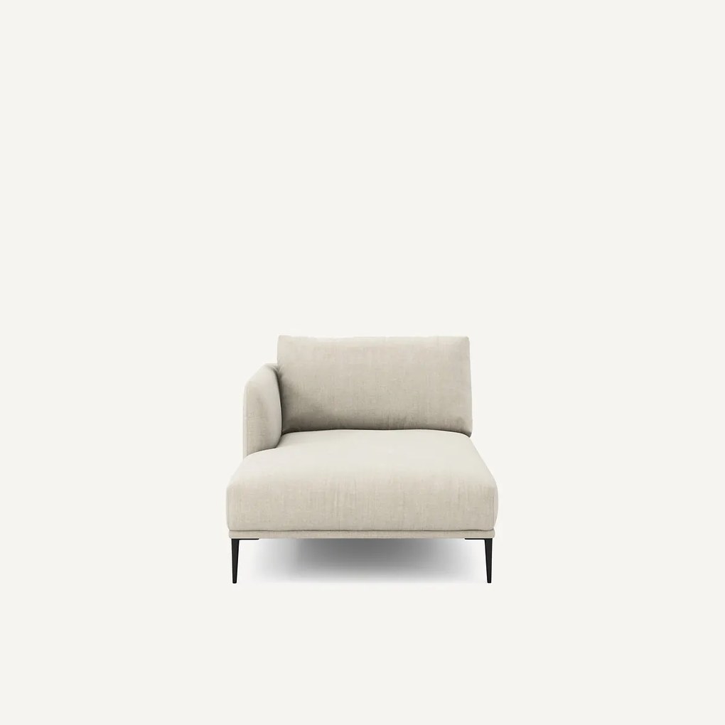 Katoen en linnen longchair, Oscar, ontwerp Emmanuel Gallina