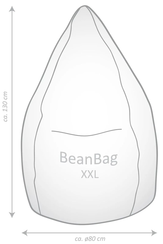 BeanBag Easy XXL - Lichtgrijs