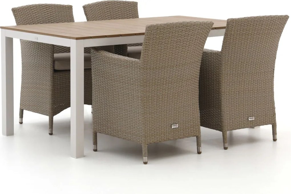 + 15% kassakorting | Diningset Forza  | 4 personen | Tuinset polywood | 5-delig | Kees Smit Tuinmeubelen