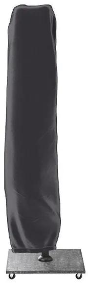 Platinum Icon T1 Zweefparasol - 4x3m. - Faded Black met voet en hoes