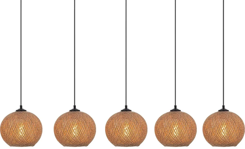 Goossens Hanglamp Noanne, Hanglamp met 5 lichtpunten