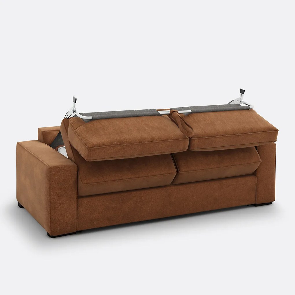 Slaapbank van polyester, Comfort BULTEX®, Cécilia