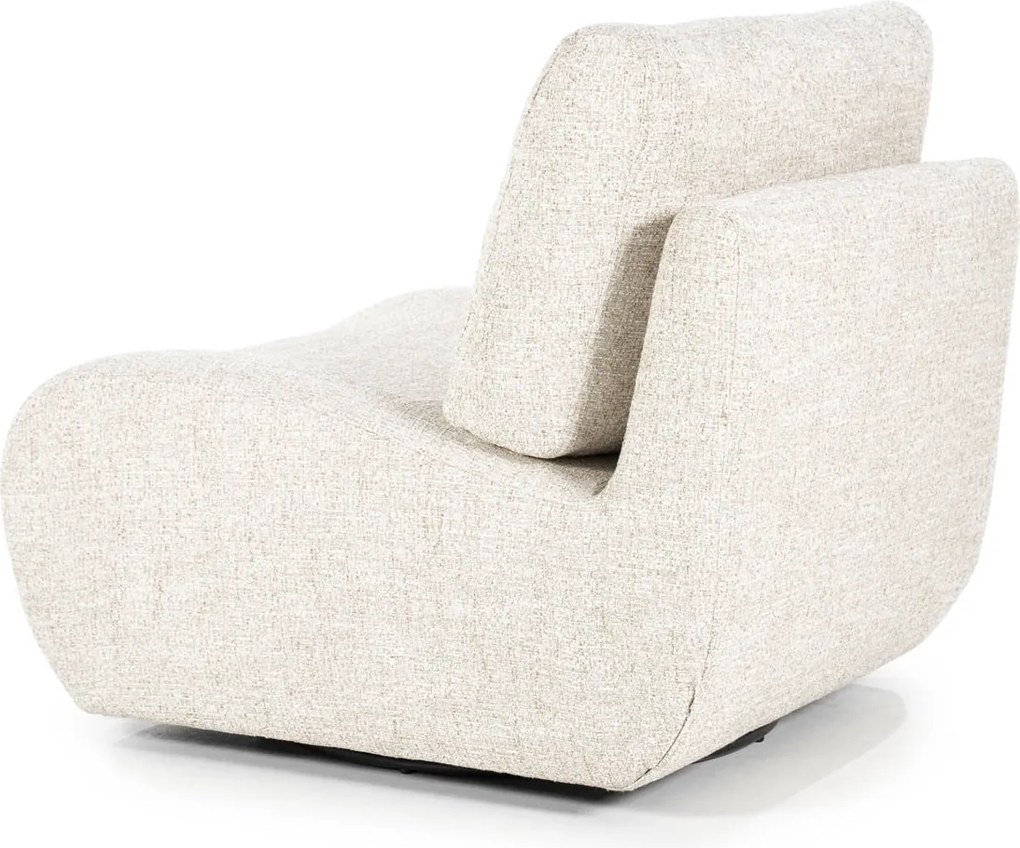 Draaibare Fauteuil Beige Zonder Armleuning
