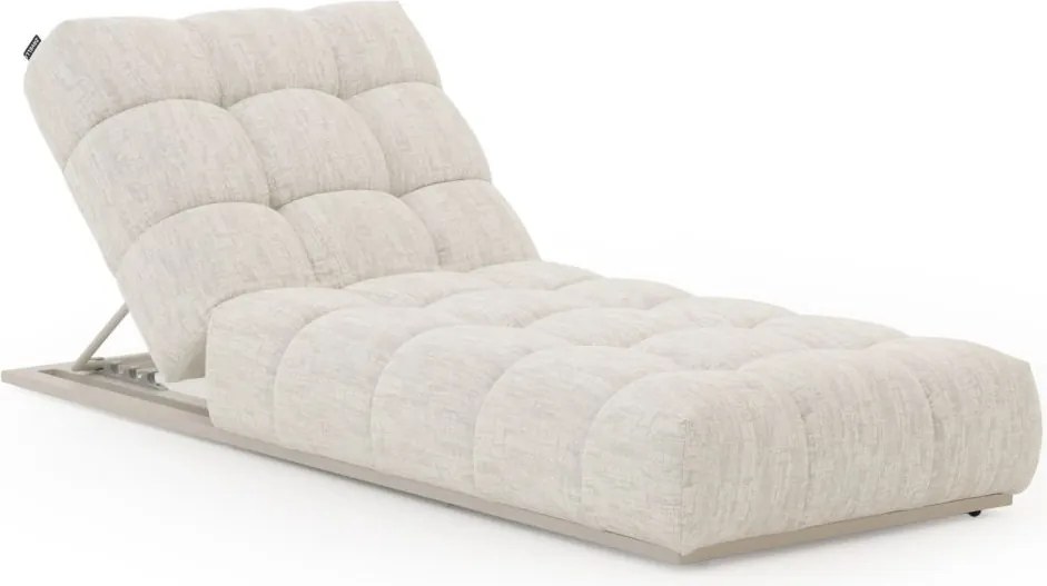 Verstelbaar ligbed Zavelli | Aluminium | Wit  | Ligstoel tuin | Strandbed  | Kees Smit Tuinmeubelen