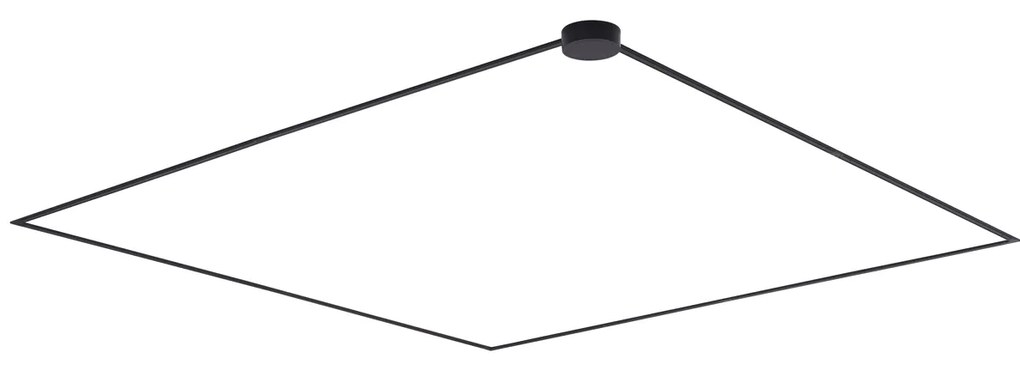 Modern railsysteem zwart 1-fase 800 cm met ronde voeding - Magnetic