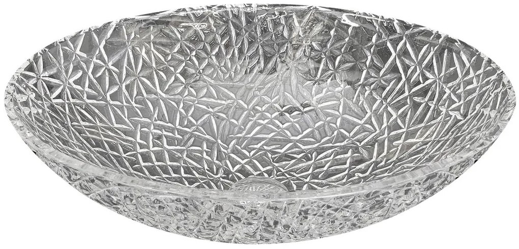 Sapho Purus glazen waskom 50x36cm