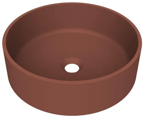 Arcqua Case waskom - rond - 40cm - mat terracotta WAS754700