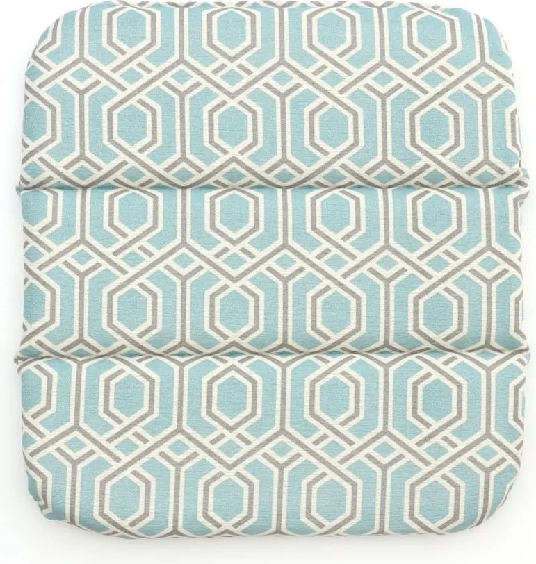 Tuinkussen | Blauw  | Katoen/Polyester | Madison | 44x40cm | Kees Smit Tuinmeubelen