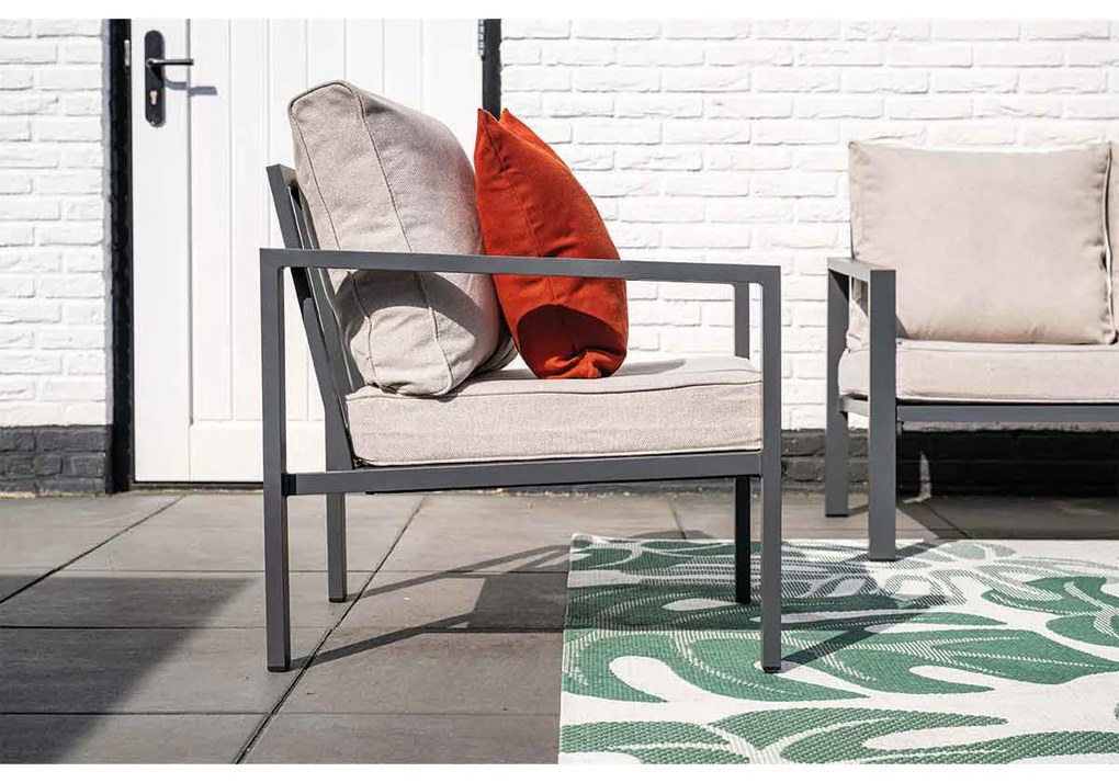 Garden Impressions Durban loungeset 4-delig - desert sand
