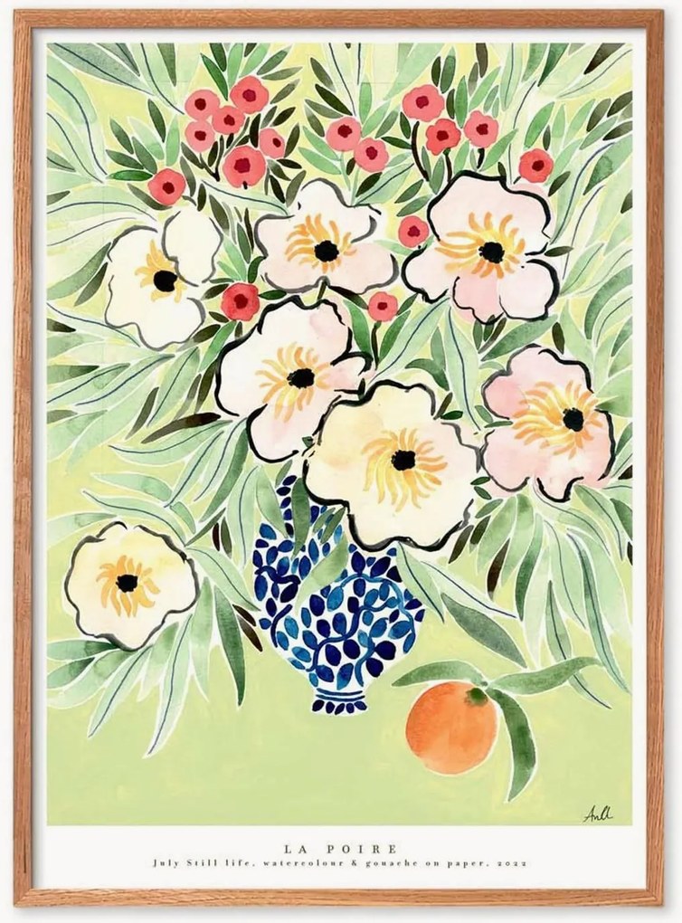 Ingelijste digitale print Still Life