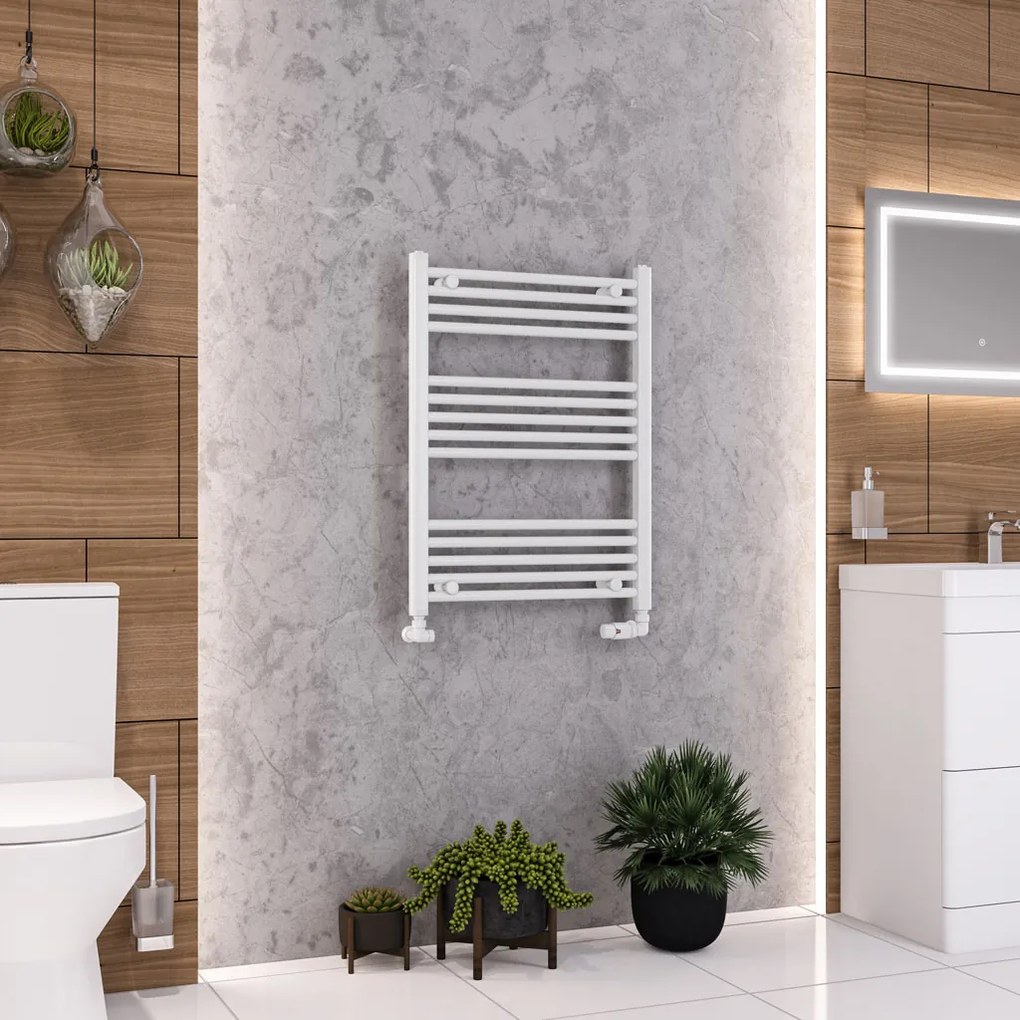 Eastbrook Wendover handdoekradiator 60x80cm 362W wit glans