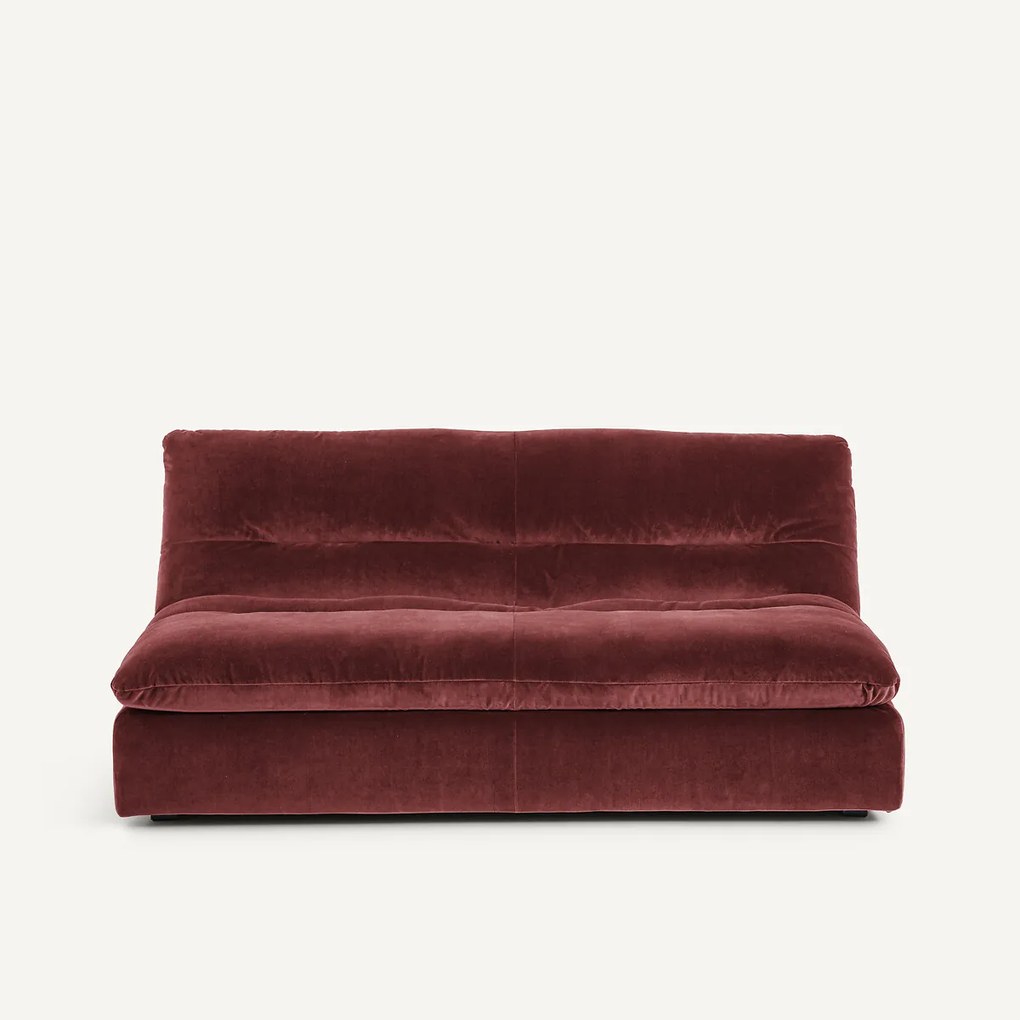 3-zits modulaire zetel in fluweel, GIULIANO