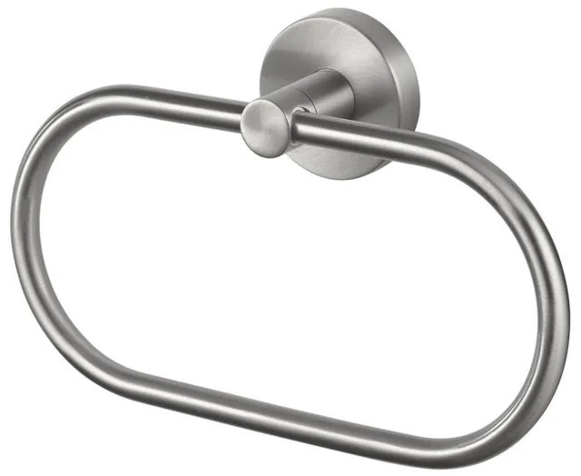 Haceka Kosmos Handdoekring - 21cm - geborsteld chroom 1208445
