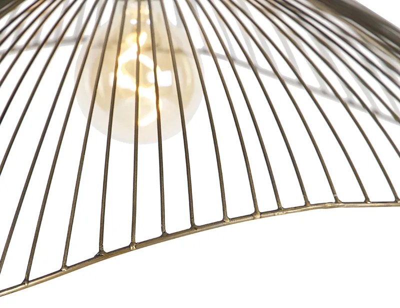 Design hanglamp messing draad 64cm - Pia