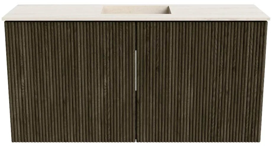 Mondiaz Joya DLux 80cm toiletmeubel shadow met wastafel faye midden 1 kraangat meli