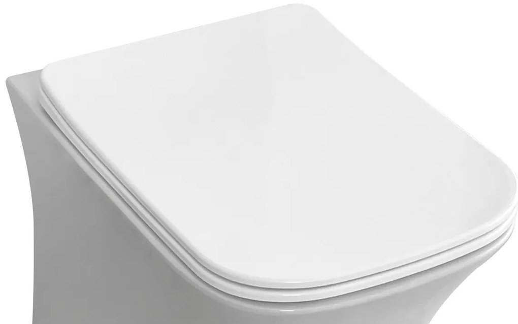 Eastbrook Beddington softclose toiletzitting wit glans