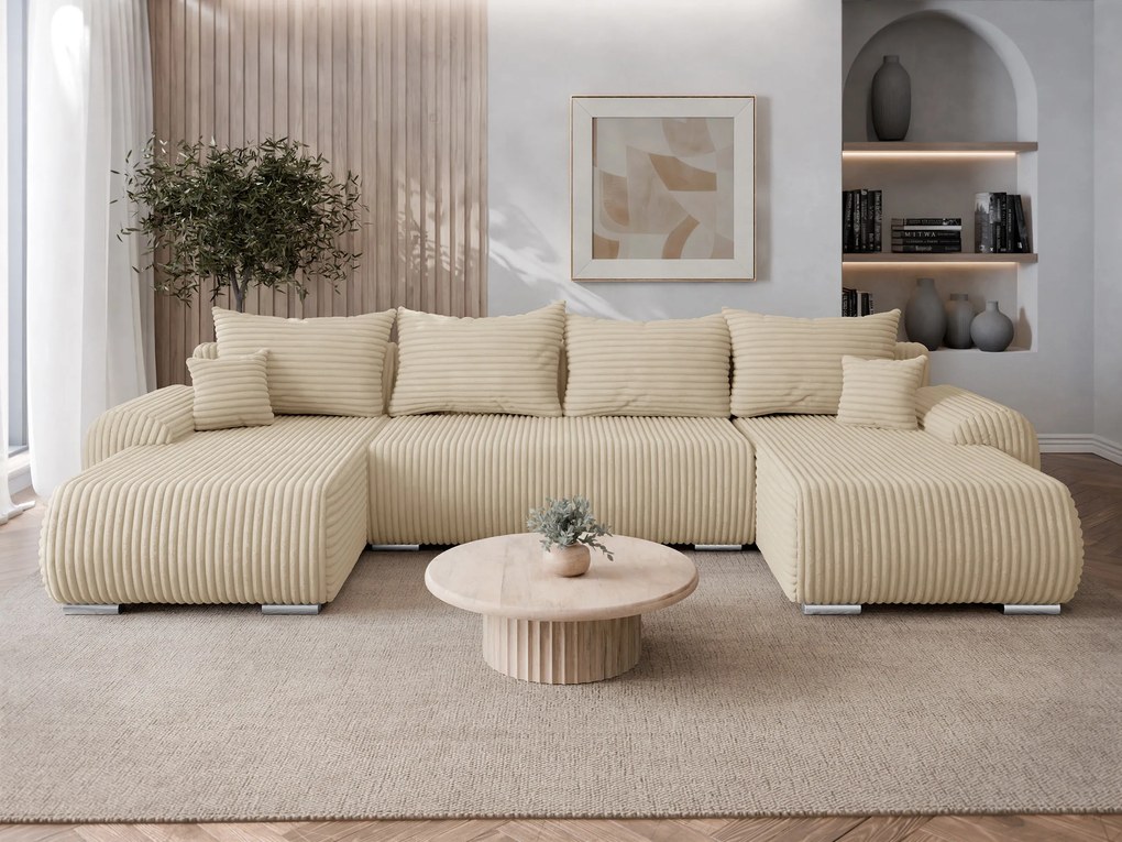 Hoekbank Camden 111, Aanwezig, Aanwezig, 366x187x81cm, 207 kg, Poten: Kunststof, Hout: Grenen