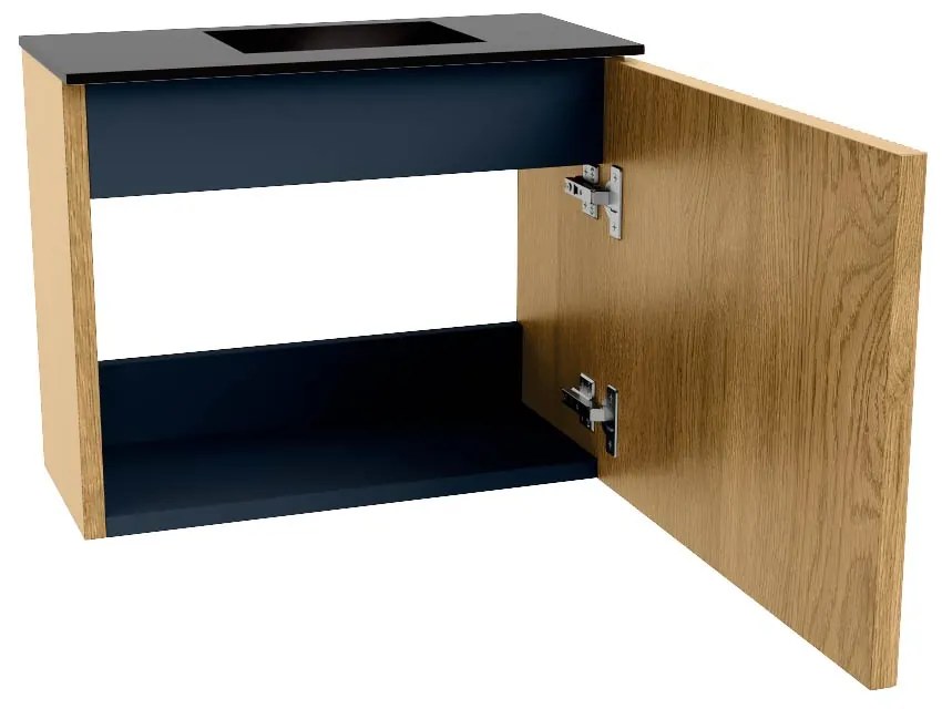 Mondiaz Joya 50cm toiletmeubel oak met wastafel faye rechts 1 kraangat urban