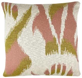 Kussens Roze Malagoon  Ikat knitted cushion lurex pink (NEW)