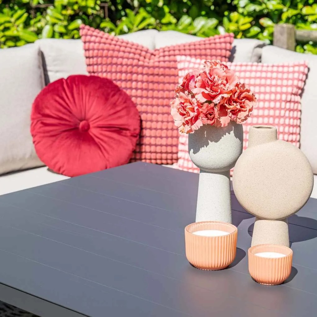 Garden Impressions Senja lounge dining set 3-delig links - desert sand