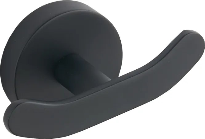 Mexen Loft dubbele handdoekhaken, zwart - 7012635-70