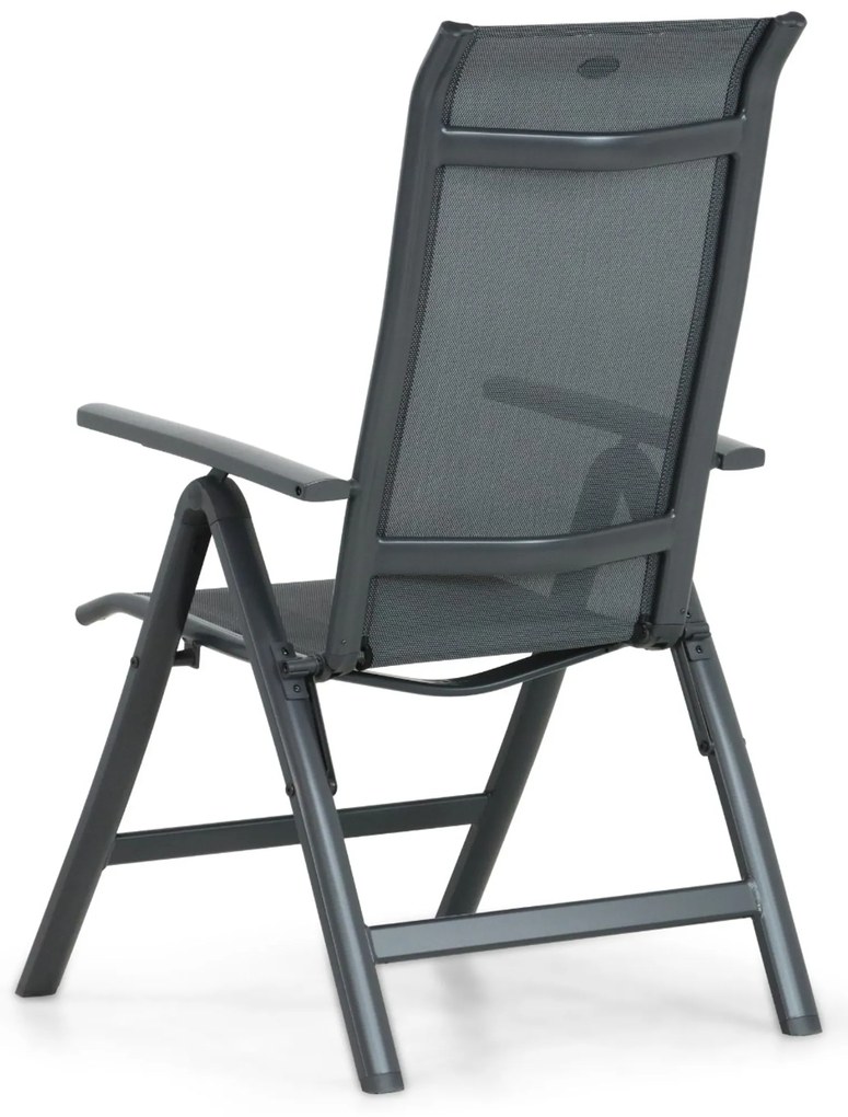 Tuinset 6 personen 210 cm Aluminium/textileen Grijs Hartman Alice/Venustas