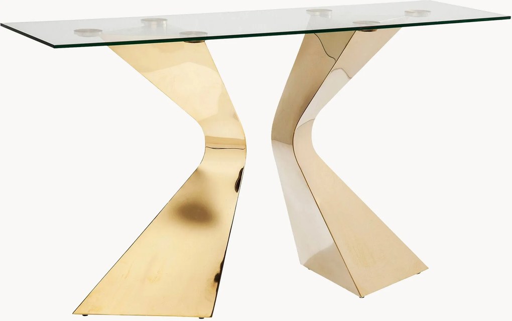 Wandtafel Gloria met glazen tafelblad
