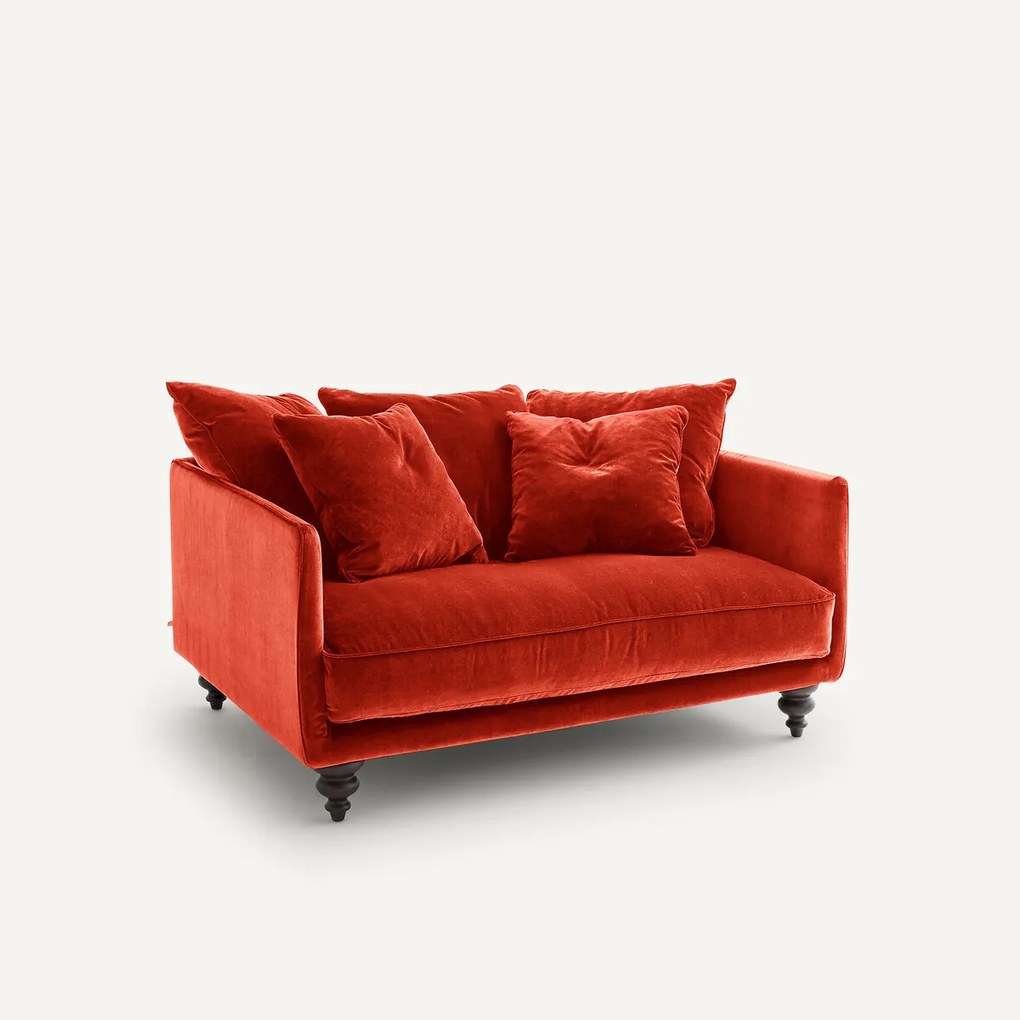 2-zits fluwelen bank, Lazare