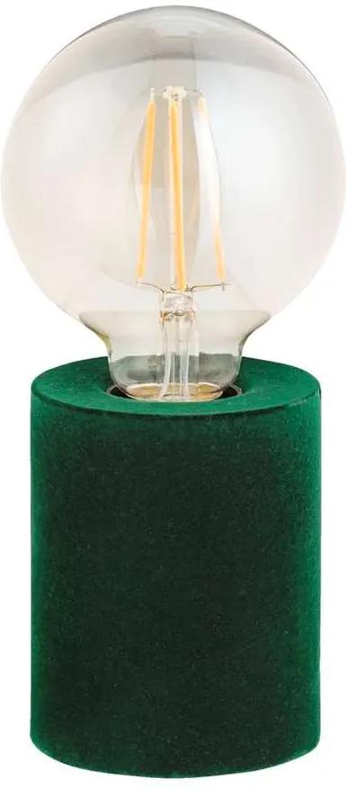 Tafellamp Velours - groen - Leen Bakker