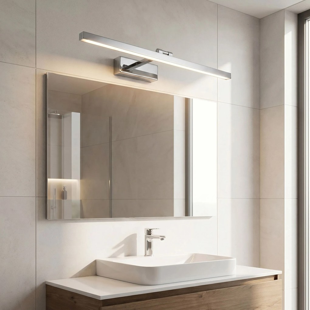 Badkamer LED-wandlamp APP1859-1W 80 cm Chrome