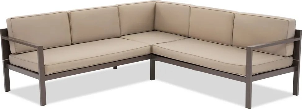 Tuinhoek voor 4 personen Porto Garden Point bruin