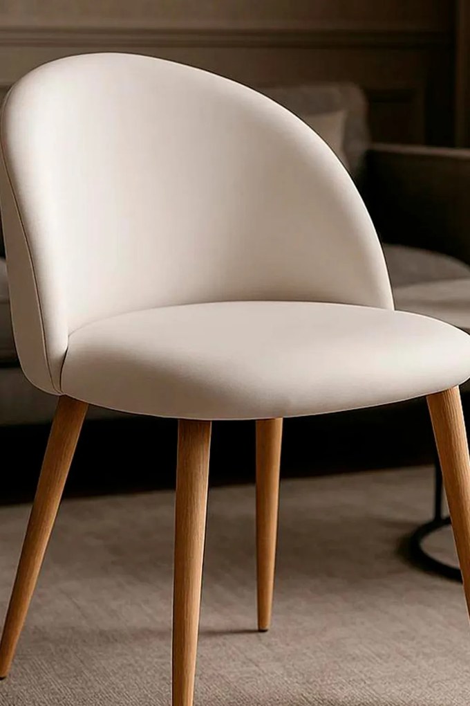 Vint kunstleren stoel