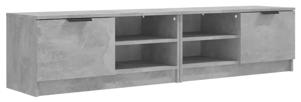 vidaXL Tv-meubelen 2 st 80x35x36,5 cm bewerkt hout betongrijs
