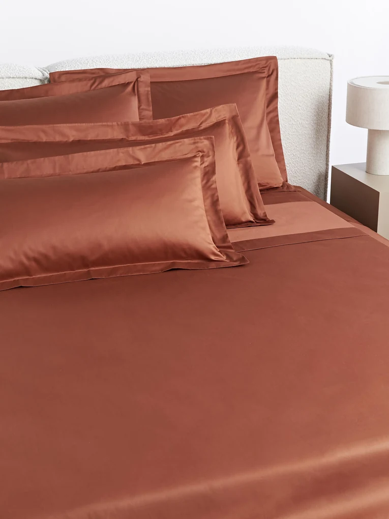 Katoensatijnen laken Premium