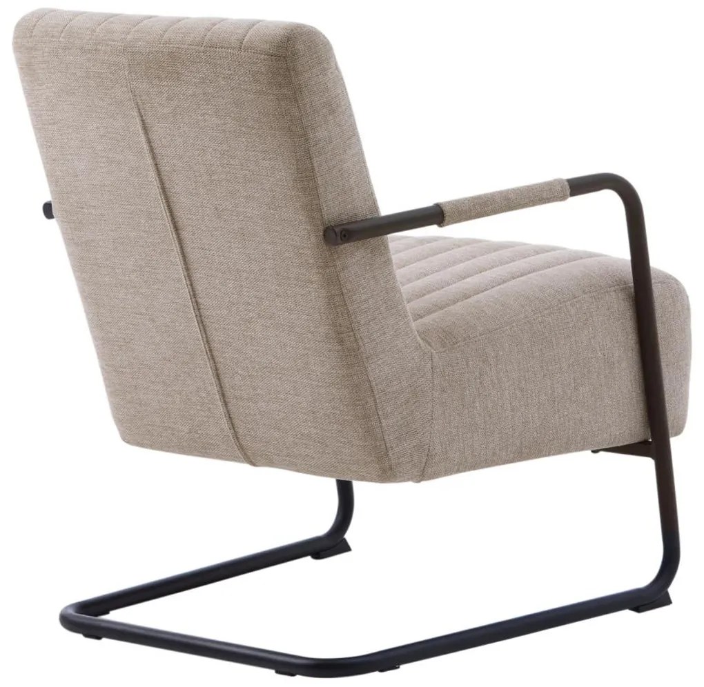 Fauteuil Beige Met Armleuning