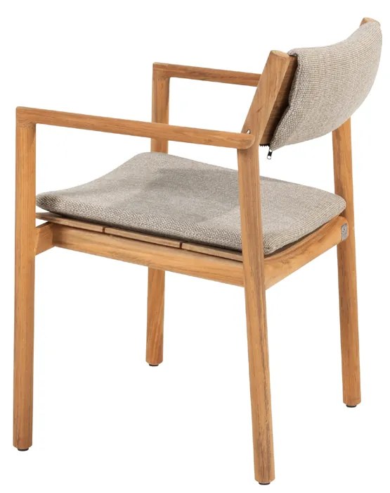 4 Seasons Outdoor Levi teakhouten stapelstoel SALE Tuinstoel houtkleur weerbestendig