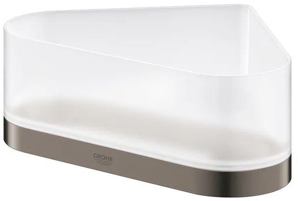 GROHE Selection Douchetray - 17x17x20x8.5cm - hoekmodel - wandmontage - brushed hard graphite 41038al0