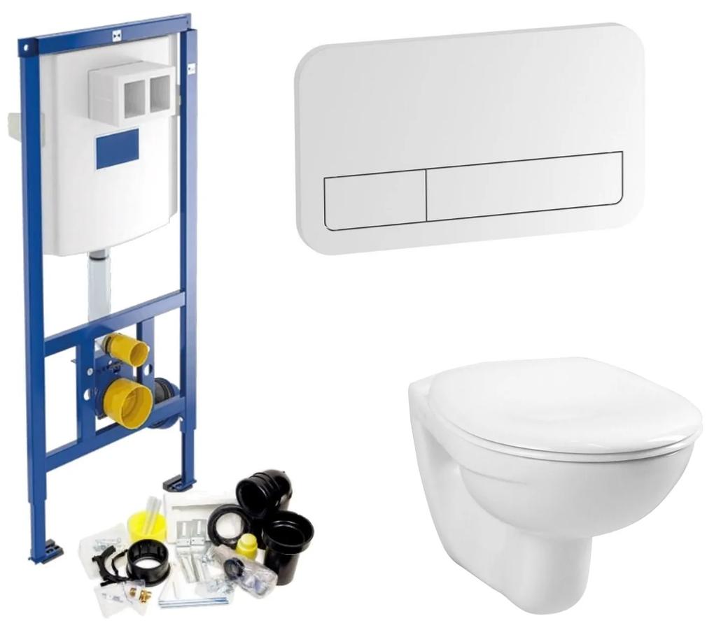 Villeroy & Boch ViConnect Toiletset set01 B&W Basic Smart met DF ViConnect drukplaat