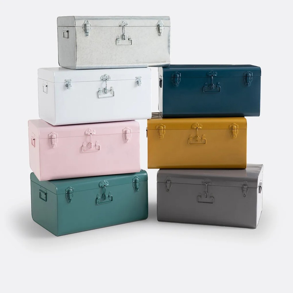 Koffer in staalmetaal, Masa