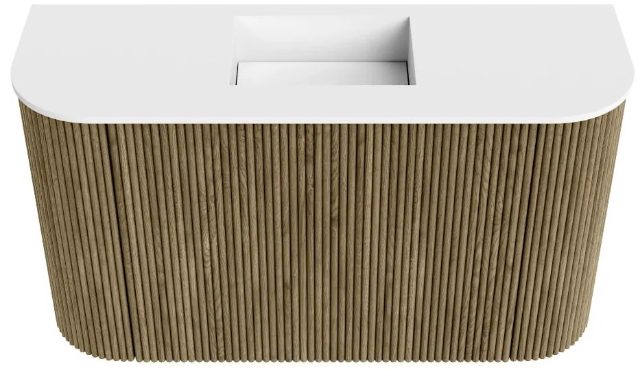 Mondiaz Joya 75cm toiletmeubel ronding links/rechts dusk met wastafel faye midden zonder kraangat talc