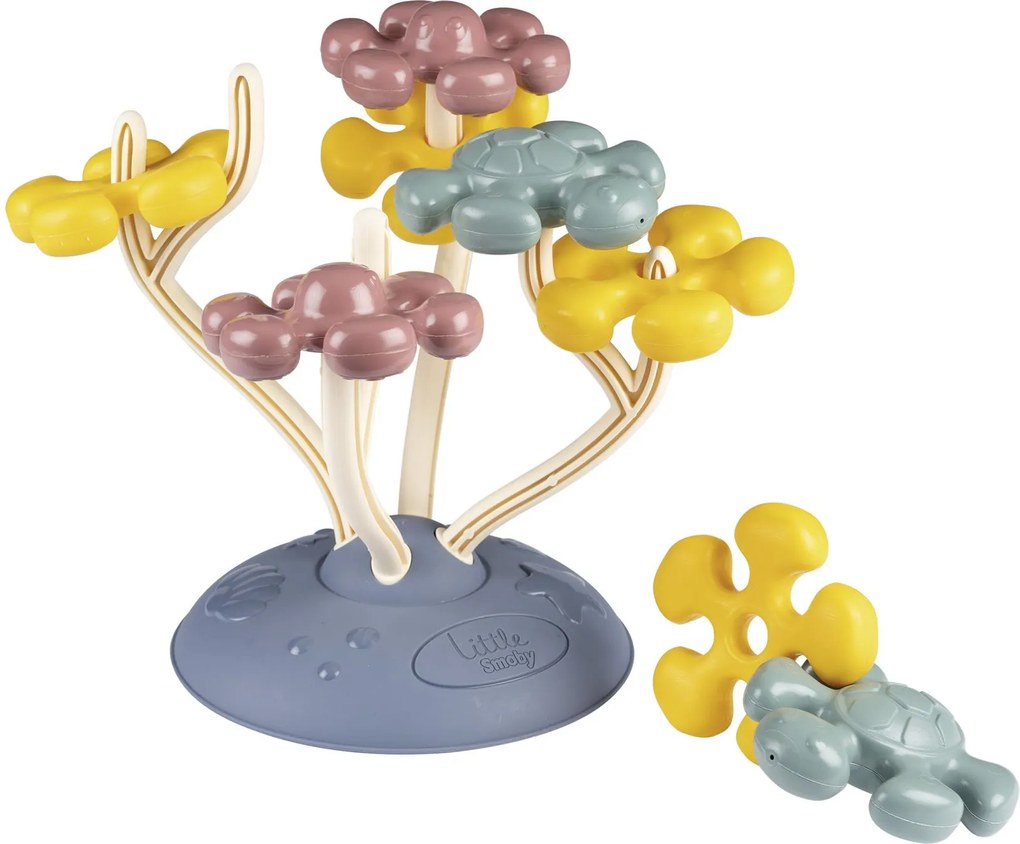 Smoby LS Kleine Koraal - Nest- en constructiespel in wateruniversum - Voor kleine handjes - Geschikt voor avonturiers vanaf 12 maanden