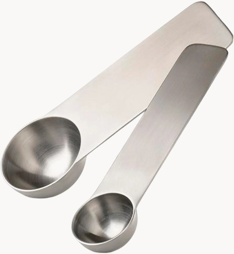 Maatlepelset Singles van edelstaal, 2-delig